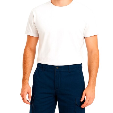 Bermuda Cargo con Spandex Extra Azul