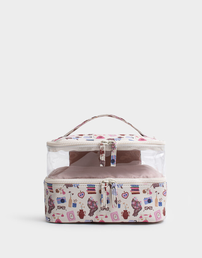 Porta Cosméticos Necessaires - Blanco Crudo