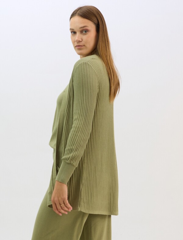 Cardigan Abierto OLIVA
