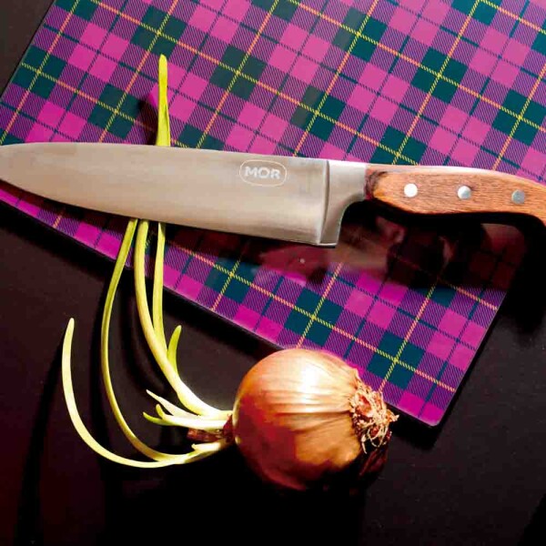 CUCHILLA 8” MANGO MADERA PREMIUM MARRON