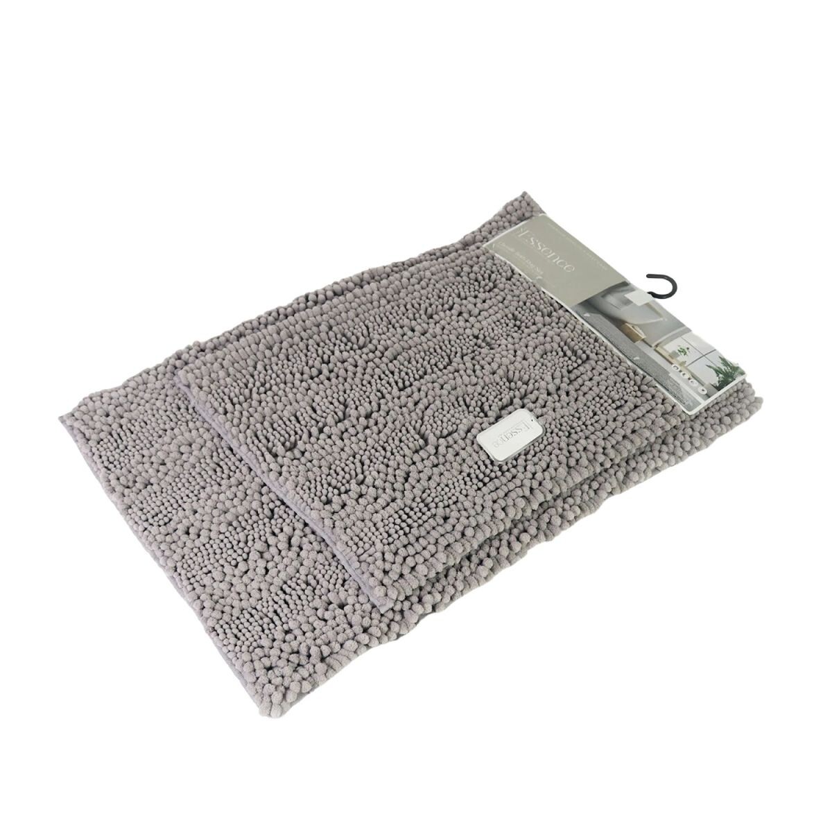 SET DE ALFOMBRA SAN REMO GRIS P/BAÑO 2PZAS 