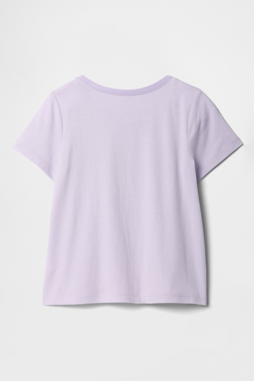 Remera Logo Gap Toddler Niña Perfumed Lilac
