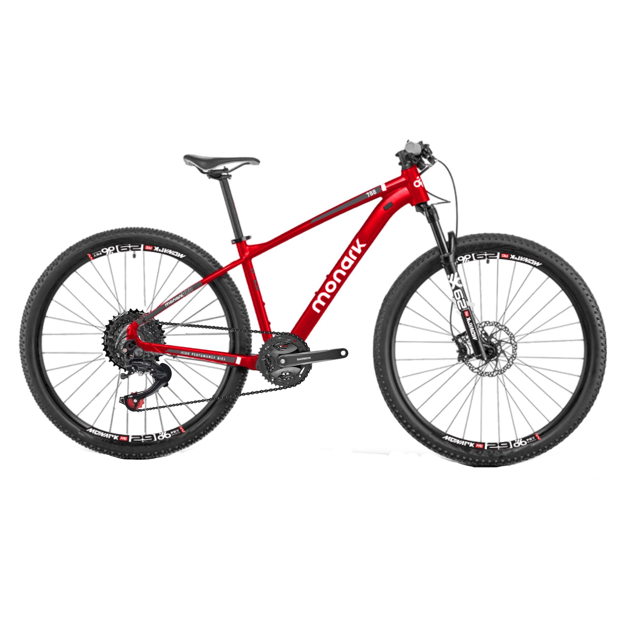 Велосипед Monark 788, колёса 29", красный