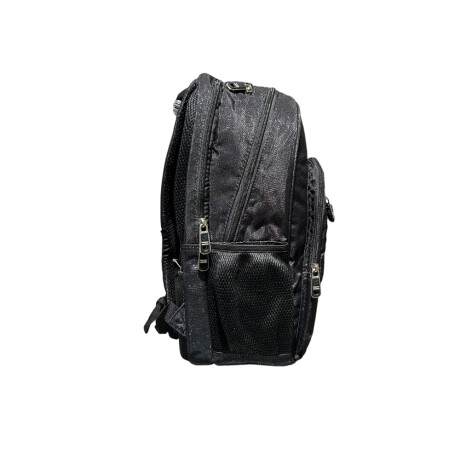 Mochila escolar espalda 17" con útiles Negro