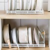 Organizador extensible de cocina para ollas y tapas - Blanco Organizador Extensible De Cocina Para Ollas Y Tapas - Blanco