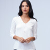 Blusa Zip BLANCO