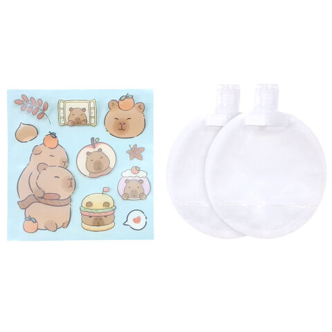 Botella de PVC 2pcs con stickers 100ml Botella De Pvc 2pcs Con Stickers 100ml