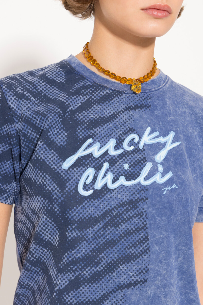 REMERA LUCKY Azul