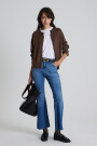 FLARE CROP ALCIONE A Azul