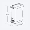 Papelera Basurero Con Pedal Rimax - 35 litros Verde