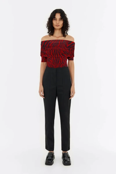 PANTALON LANA FRÍA AJUSTADO Negro