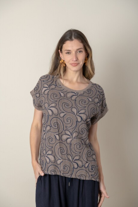REMERA MEROPE Visón