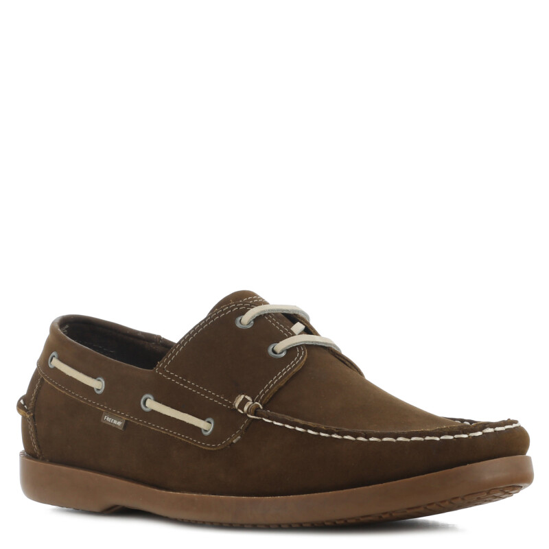 Zapato de Hombre Freeway Casual Marrón Miel (Nobuk)