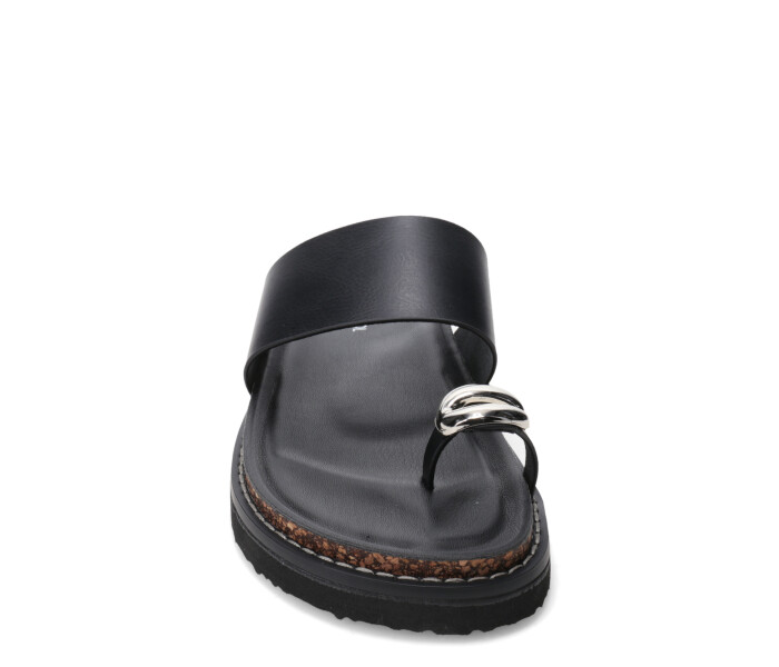Sandalia LOFI con detalle de metal Black