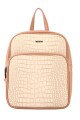 MOCHILA TERRANO CROCCO BEIGE