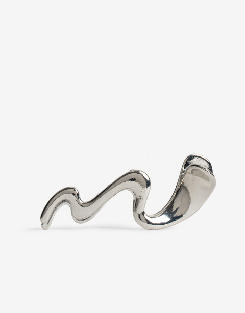 Broche Metal Broche Metálico Wavy - Plateado