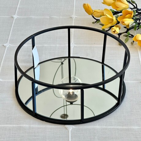 Bandeja Metálica Circular Espejada Ø28cm Bandeja Metálica Circular Espejada Ø28cm