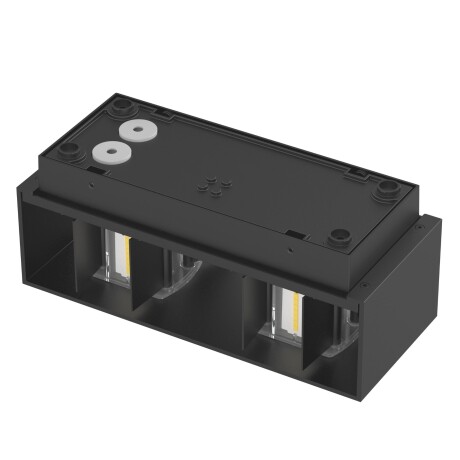 Spot aplique doble led ángulo regulable 18W IP65 NEGRO
