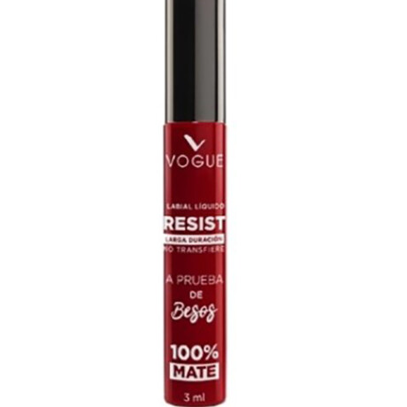 Labial líquido resist a prueba de besos Vogue Tono Baila