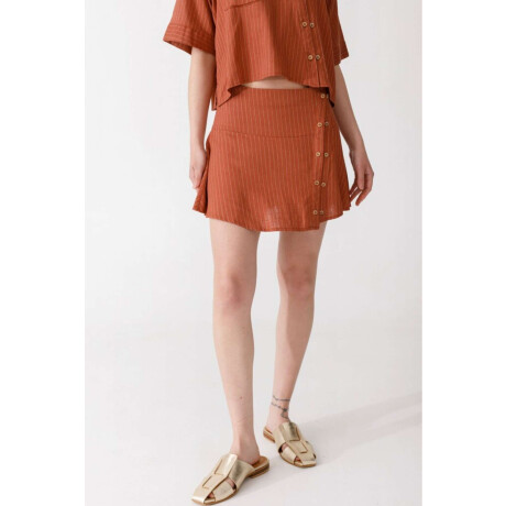 Pre Venta Falda Luz Rayas Terrac