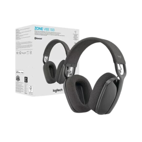 Auriculares Logitech Zone Vibe 100 Graphite Auriculares Logitech Zone Vibe 100 Graphite