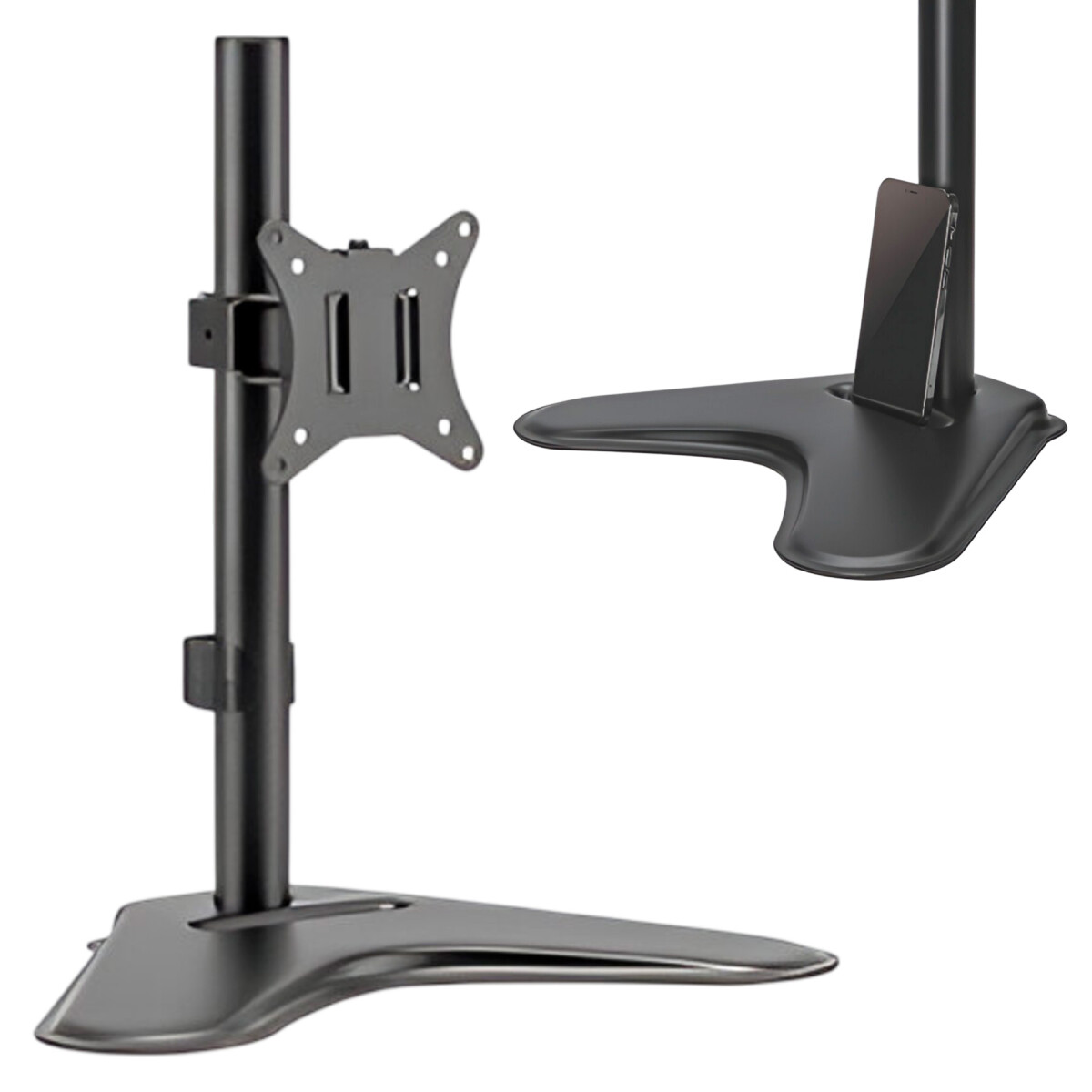 Soporte Monitor Brateck Base 17"-32" Ergonomico Ajustable - Color Negro 