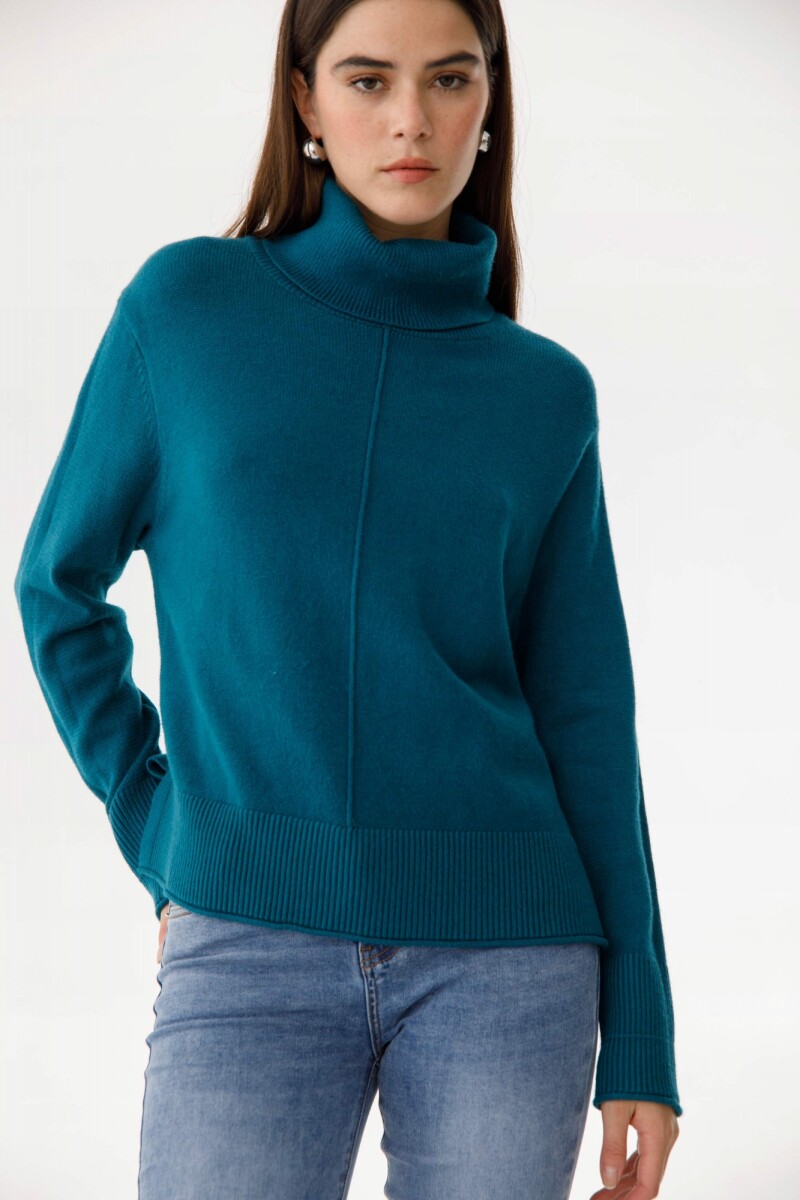Sweater Polera Serrana - Petroleo 
