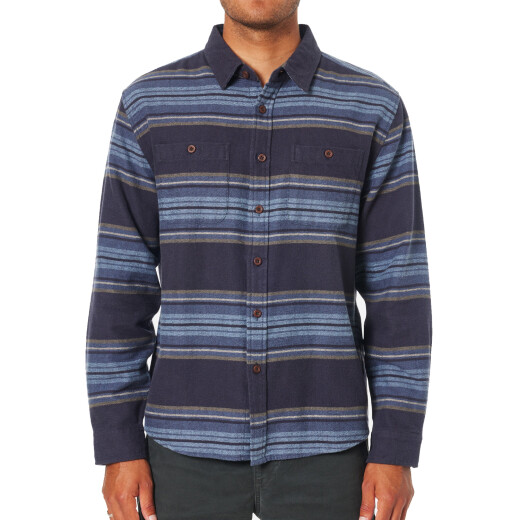 Camisa ML Katin Sierra Flannel Azul Camisa ML Katin Sierra Flannel Azul
