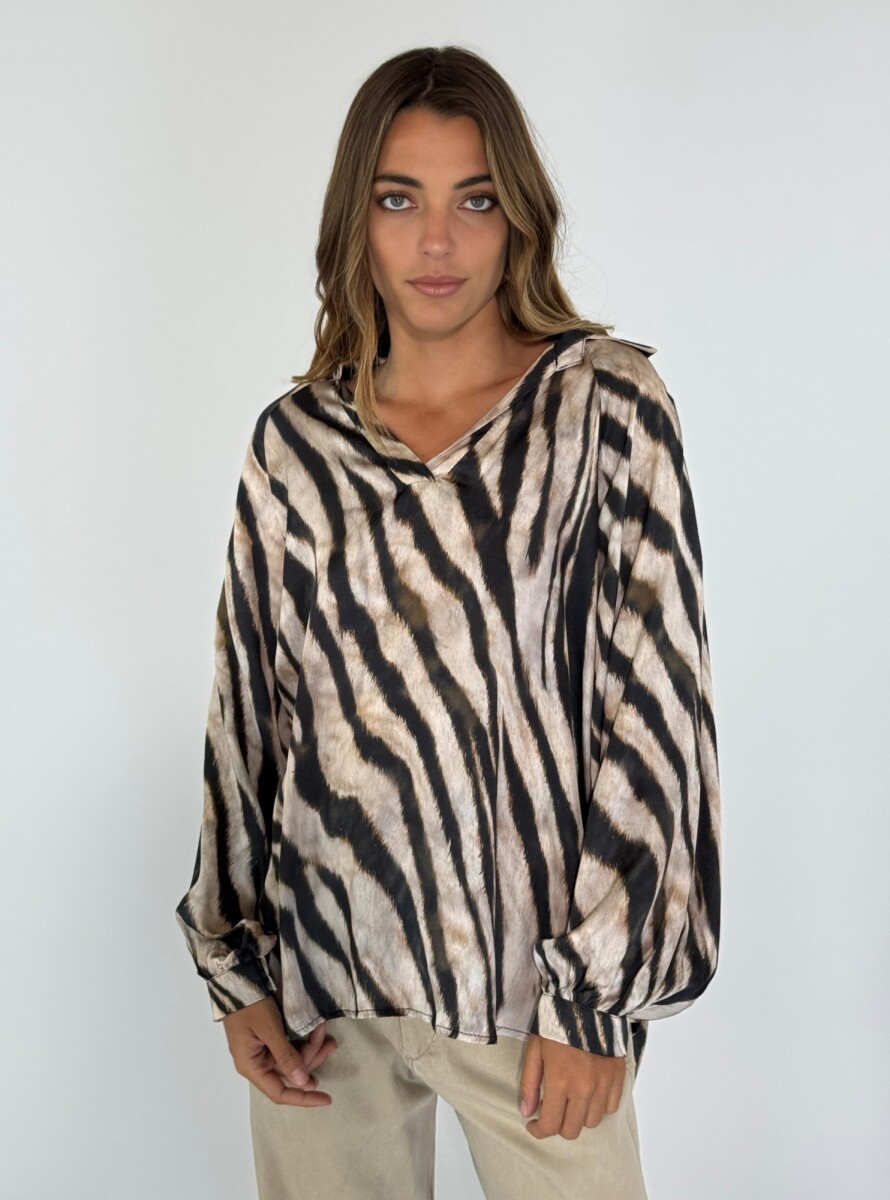 BLUSA QUEEN - BEIGE 