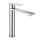 GRIFERIA LAVATORIO ALTO EN BRUSHED NICKEL - SERIE SALEMI 000