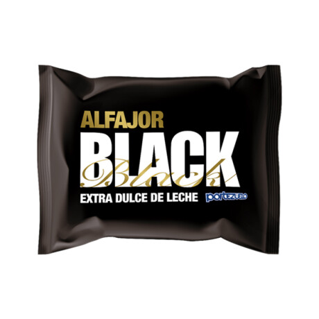 Alfajor Portezuelo Black Extra Dulce de Leche x 18 Chocolate