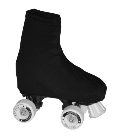 Par Polainas Cubrebotas Profesional Patín Artístico Negro