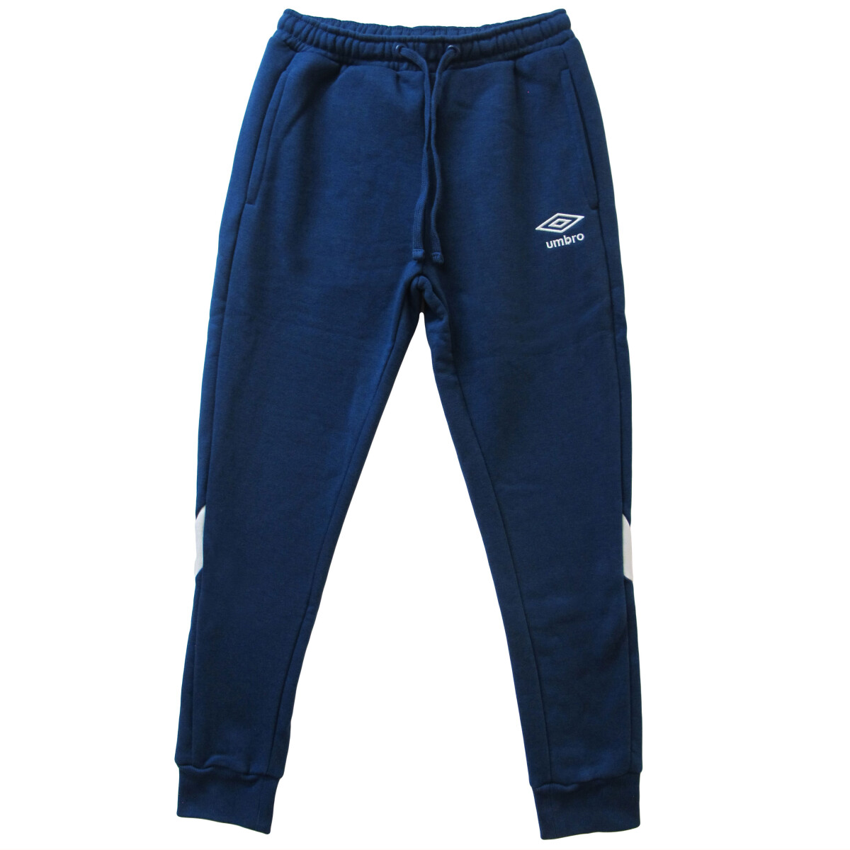 Pantalón Infantil Umbro Diagonal Kids - Azul Marino - Blanco 