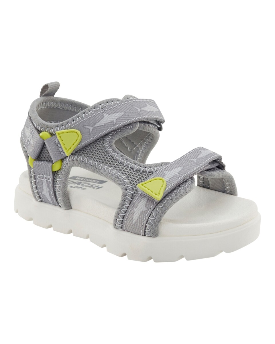 Sandalias casuales, diseño tiburón 