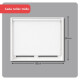 Set x2 Cortina roller blackout 180x200 cm BLANCO