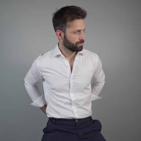 CAMISA DE VESTIR Blanco