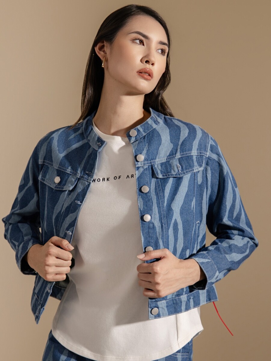 Campera Estampada. 