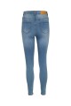Jeans Callie. Tiro Alto, Skinny Fit Light Blue Denim