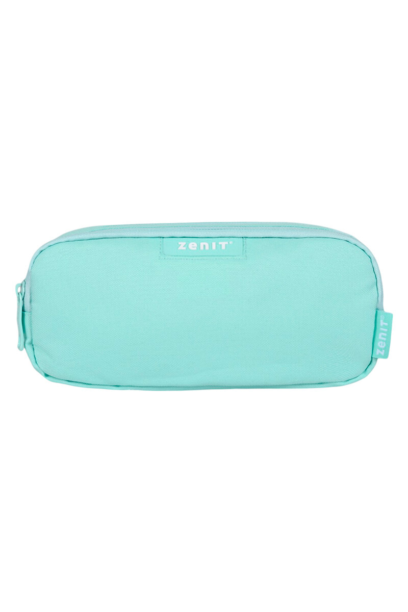 CARTUCHERA DOBLE CIERRE VERDE AGUA CARTUCHERA DOBLE CIERRE VERDE AGUA