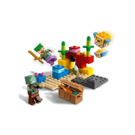 Lego Minecraft Arrecife De Coral 92 Pcs Unica