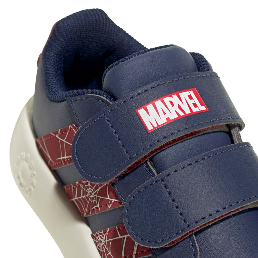 Championes de Niños Adidas Grand Court Spider Azul - Marino