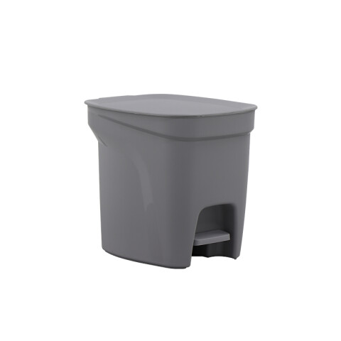 Papelera "COMPACT" 7 Lt. en polipropileno gris TD0434