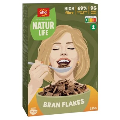 Cereales brakfast bran flakes Oho Cereal Breakf Bran Flakes Oho