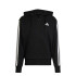 Campera de Hombre Adidas Essentials 3 Negro - Blanco