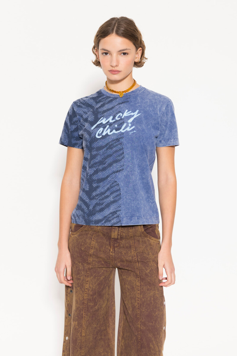 REMERA LUCKY Azul