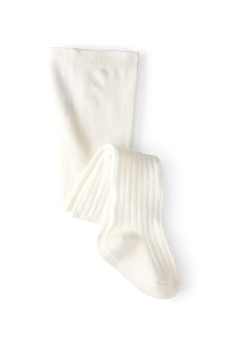 Medias cancán de algodón, acanaladas, blancas Medias cancán de algodón, acanaladas, blancas