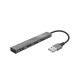 Hub Trust Halyx 23786 USB 4 Puertos 2.0 Hub Trust Halyx 23786 USB 4 Puertos 2.0