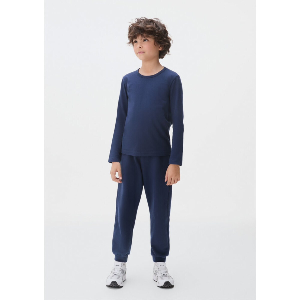 CAMISETA ML UNISSEX - AZUL ESCURO 