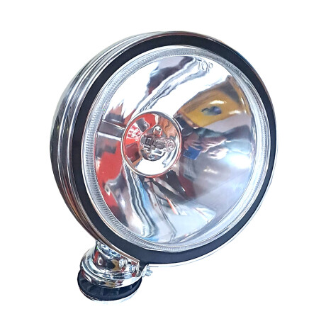 FARO CAMINERO - UNIVERSAL REDONDO AGRICOLA CROMADO 15CMS - FARO CAMINERO - UNIVERSAL REDONDO AGRICOLA CROMADO 15CMS -