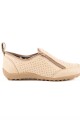 Zapato zipper calado Natural